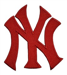 New York Yankee’s NY World Series MLB Baseball Fully Embroidered Iron On Patch