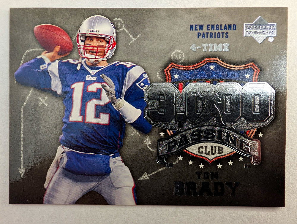 Upper Deck 2006 Tom Brady 3,000 Passing Club Insert #3KP-TB Patriots