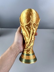 Ultra-Detailed 3D Printed FIFA World Cup Decoration Trophy 10 Inch Tall Replica