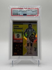 Zlatan Ibrahimovic 2024-25 Topps Juventus Orange /25 PSA 10 GEM MINT SSP #30