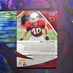 2019 Panini Spectra #137 Pat Tillman Neon Blue /60 Cardinals