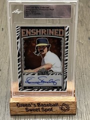 2022 Leaf Metal Baseball Dennis Eckersley Enshrined Auto 1/1 Oakland A’s HOF