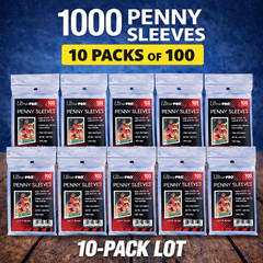 Ultra PRO Penny Sleeves 1000ct – 10 Packs of 100 – Pokémon, Sports, MTG
