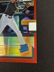 Oneil Cruz Rated Rookie RC 2022 Donruss Optic Baseball Red Prizm /60 #80
