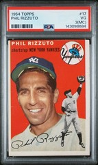 1954 Topps Phil Rizzuto #17 PSA 3 (MC) NEW YORK YANKEES