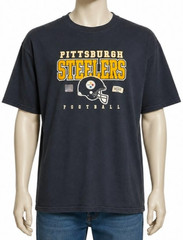 Pittsburgh Steelers NFL Team Apparel T-Shirt Men’s Large Black Football