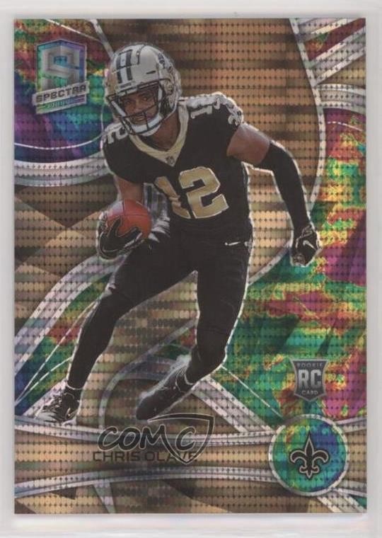 2022 Panini Spectra Rookies Celestial Prizm 40/99 Chris Olave #147 Rookie RC 3pm