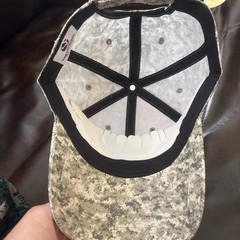 Lot of 4 Dallas Stars NHL Hockey Baseball Hats Camo Military & Green Hook & Loop