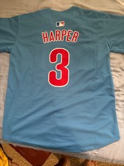 Men’s Philadelphia Phillies Phanatic Bryce Harper Stitched Jersey New!