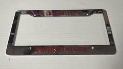 University of Utah Crimson Club, metal license plate frame