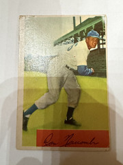 Don Newcombe 1954 Bowman 154