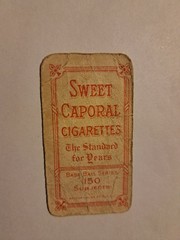 1909-11 T206 Germany Schaefer Sweet Caporal 150 Subjects Back