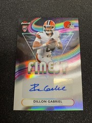 DILLON GABRIEL 2025 TOPPS FINEST ROOKIE AUTO #RFA-DG BROWNS