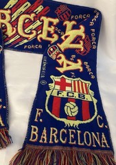 FC Barcelona Football Club Fan Scarf multicolored 57″ X 7.5″