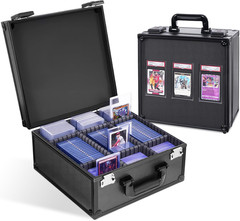 Graded Card Storage Box for PSA with TSA Lock, Aluminum Alloy Trading Card Case