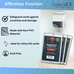 25 Pro Mold 35pt w/Penny Sleeve Magnetic One Touch Card Holders MH35S – 2nd Gen!