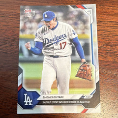 2026 Topps Now Shohei Ohtani Dodgers #285 Shutout & OB Record CARD IN HAND