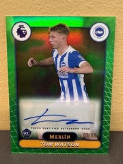 Topps Merlin 2026 EPL Tom Watson Brighton RC Rookie Auto Green /99