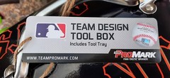 NBL Giants tool box Windco 16.25 in. Steel San Francisco Art Deco 7.1 in. new