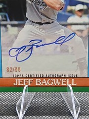 2026 Topps Series 2 Jeff Bagwell Green 82/99 Auto All Star Houston #91AS-JB