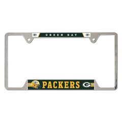 Brand New NFL Green Bay Packers Chrome Plated Metal License Plate Frame
