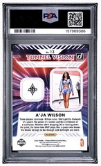 2025 Donruss Tunnel Vision Aja Wilson DIAMOND💎WNBA MVP🏆PSA 9🎉Hot ACES STAR📈