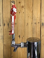 NASCAR Beer Tap Handle Bill Elliott Valvoline Dodge Race Car