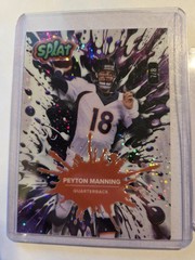 Peyton Manning 🏈🏈 Wild Card 7/8 and Leaf /4136 2 Card Lot