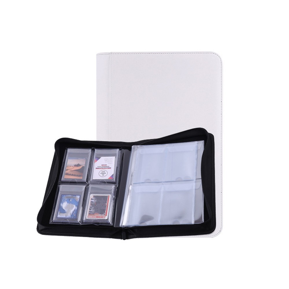 35PT Graded Binder Capacity 4-Gallery Per Side Trading Cards Binder for PSA, CGC