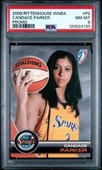 2008 Rittenhouse WNBA Candace Parker Promo PSA 8