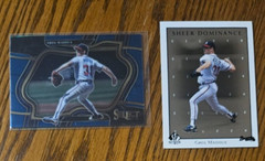 Greg Maddux -2023 Select Diamond Level Blue Retail +1998 SP Sheer Dominance