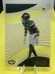 2022 Panini Chronicles Clear Vision Ahmad Sauce Gardner Rookie New York Jets