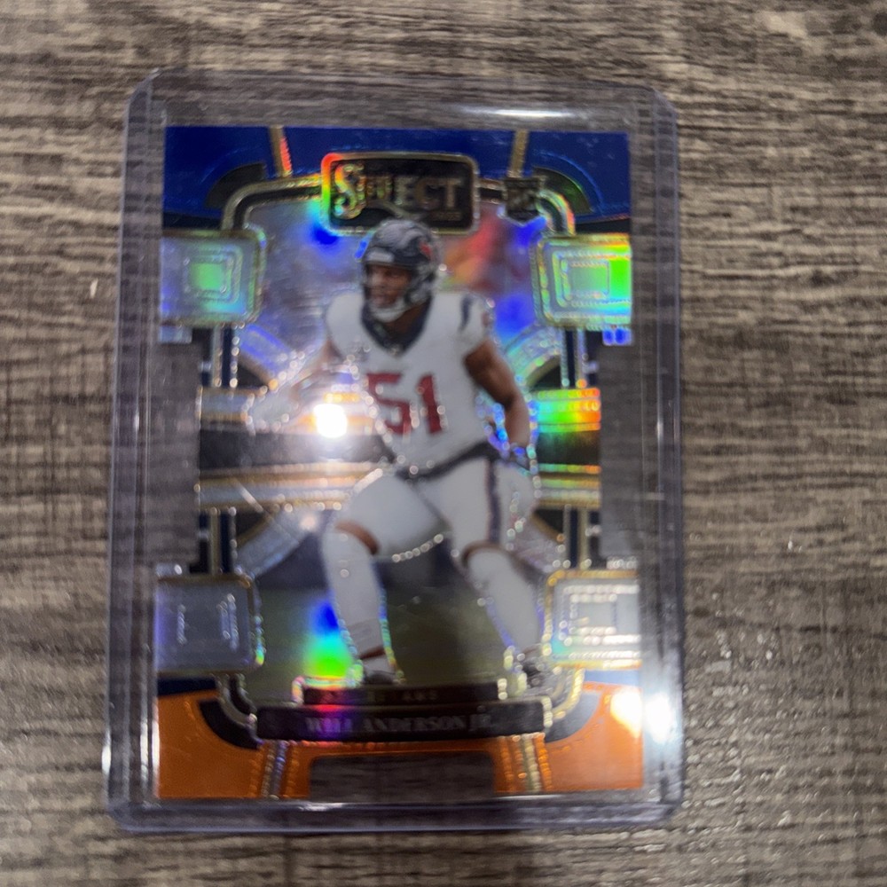 2023 Select Will Anderson Jr /35 Blue/Orange Die Cut