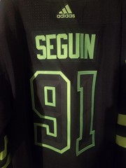 Adidas Brand Tyler Seguin Dallas Stars Blackout Jersey Size 60