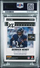 Derrick Henry 2025 Luminance NFL SHIELD 1/1 Ravens PSA Authentic True 1 OF 1