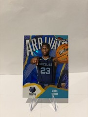2025-26 Topps Finest Cedric Coward Arrivals Blue Refractor /99 RC Grizzlies A-11