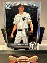 2025 Bowman Chrome Cam Schlittler 1st Bowman #BCP-166 New York Yankees RC