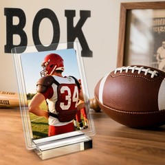 Top Loader Holder, Baseball Card Display Stand for Loader, Crystal Clear