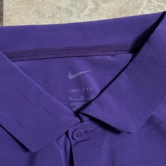 LSU Tigers Nike Dri-Fit Polo Shirt Purple Mens XL HJ7938-547