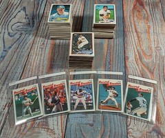 1989 Topps Baseball Card Lot of 434 Cards NO DUPLICATES w/ 5 in Top Loaders