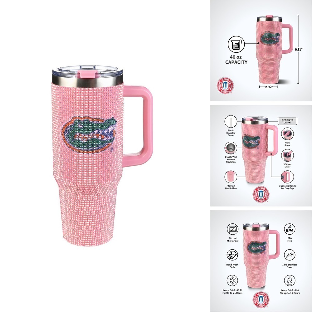 Memory Company Officially Licensed Ncaa – University Florida 40Oz Pink Bling