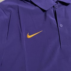 LSU Tigers Nike Dri-Fit Polo Shirt Purple Mens XL HJ7938-547