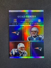 2003 Playoff Absolute Quad Series Tom Brady, Brown, Branch, Smith Patriots *READ
