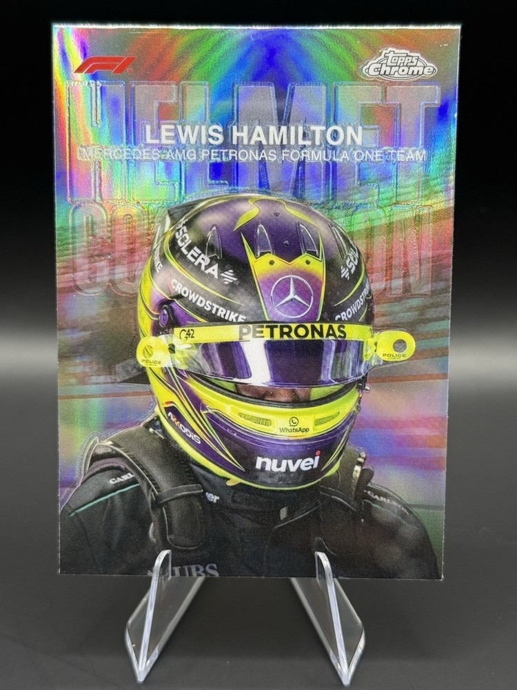 2024 Topps Chrome Formula 1 – Helmet Collection Lewis Hamilton #HC-6