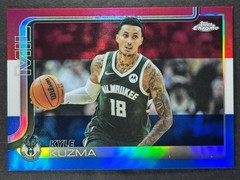 2025-26 Topps Chrome Basketball Red White & Blue Refractor – Pick A Card