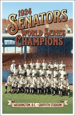 1924 Senators 11X17 Poster Washington Griffith Stadium FREE SHIPPING
