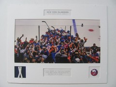 New York Islanders “Final Game at the Old Barn” Unframed Photo Piece of Net