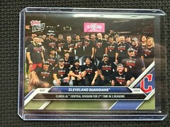 2024 Topps Now 735 Cleveland Guardians Clinch AL Central Division PR 857