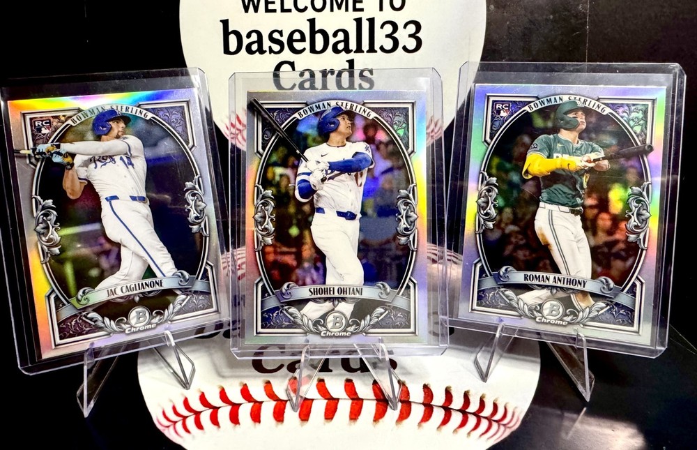 2026 Topps Bowman Baseball Sterling Complete Set (15 Cards) BST-1 through BST-15