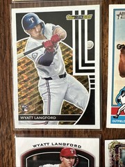WYATT LANGFORD RC Cup OVERSIZE (5.75×8) 2025 TOPPS OTC-18 + 8 other cards 💥⚾